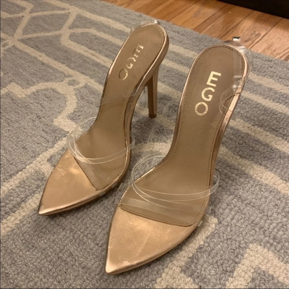Rose gold heels